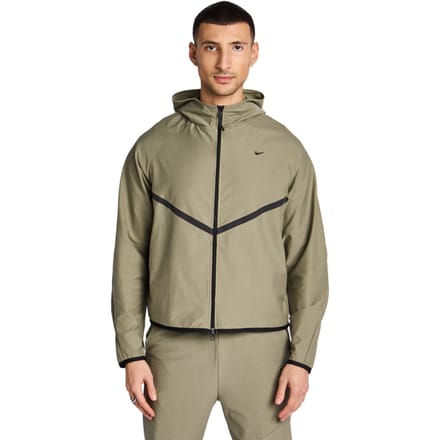 Nike Tech Hoodies Heren - Zilver - Maat M - Poly Woven