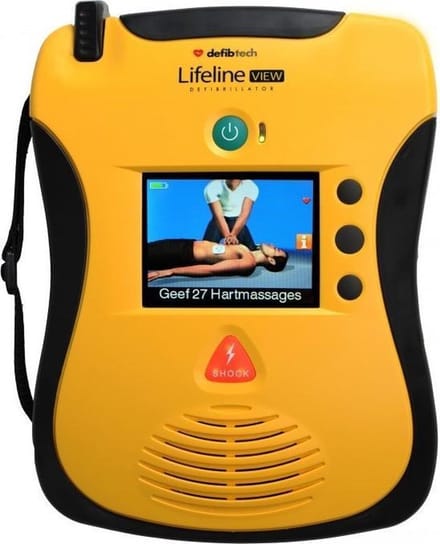 Defibtech Lifeline View AED | Halfautomaat | Taal: NL, EN | Met beeldscherm | Defibrillator