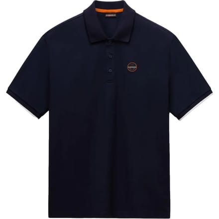Napapijri E-Badge Polo Donkerblauw (navy) - Maat M - Heren