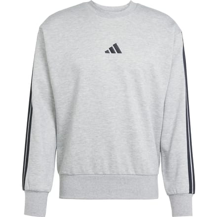 Adidas Essentials 3 Stripes Fleece Sweatshirt Grijs XL Man