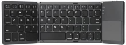XtremeMac Draadloze Toetsenbord - Opvouwbaar - Apple - MacOS - QWERTY - Grijs