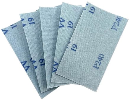 NitorLACK Flex Latex Schuurvellen 130 x 75 mm – Set van 5 stuks K240