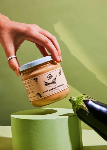 KoRo | Bio aubergine spread 6 x 380 g