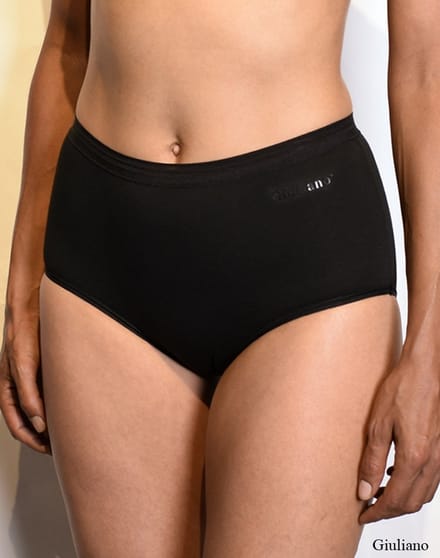 Giuliano Basic Slip High Waist | Zwart | Dames | S