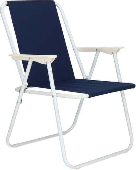 Springos Campingstoel - Kampeerstoel - Vouwstoel - Visstoel - Inklapbaar - Marineblauw