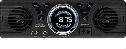 Auto MP3 Autoradio - JQSW-AV252R95 - Ingebouwde Luidsprekers met Bluetooth - Voor in de Auto