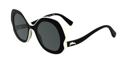 Longchamp Lo780s N Dames Zonnebril Zwart Medium Grey 6/CAT3 Vrouw