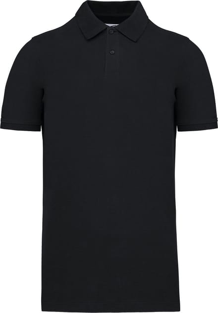 Kariban Piqué-herenpolo Bio180 K2025 - Black - M