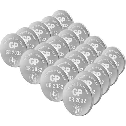 GP Lithium Knoopcel Batterij CR2032 (CR 2032/DL2032) - 3V - 20 stuks