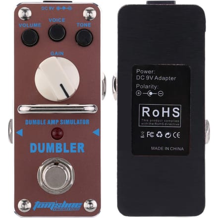 AROMA ADR 3 Dumbler Amp Simulator Mini Enkele Elektrische Gitaar Effectpedaal met True Bypass black