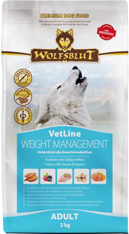 4x Wolfsblut VetLine Weight Management 2 kg