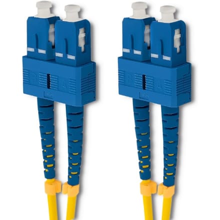 Qoltec glasvezel patchcord SC/UPC-SC/UPC |   Singlemode |   9/125 |   G652D |   Duplexwoning |   2m