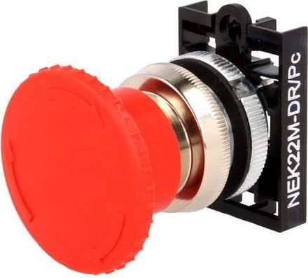 Noodstop Schakelaar IP65 - 22,5 cm - inbouw
