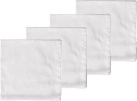Södahl Tiles Damask Stoffen servetten 45 x 45 cm 4 stuks Optical white