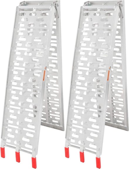 Inklapbare Oprijplaat 680 kg - Aluminium Laadrail met Antislip - 2 Stuks