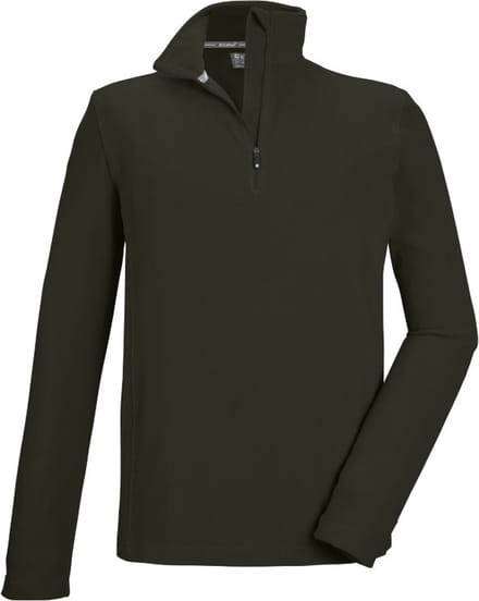 Killtec skipully heren - heren ski pully - 40878 - donkergroen - korte rits - maat 3XL