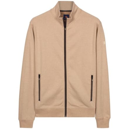 Baileys Vest Two-Tone Jacquard Sweat Zip Shell / male