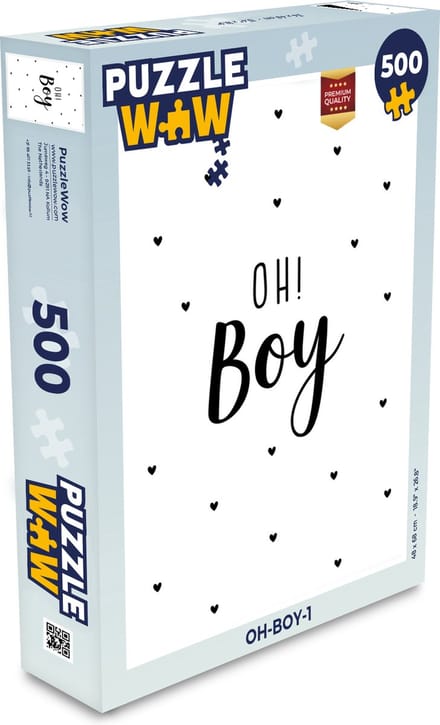 Puzzel Quotes - Kind - Jongens - Oh! Boy - Spreuken - Legpuzzel - Puzzel 500 stukjes