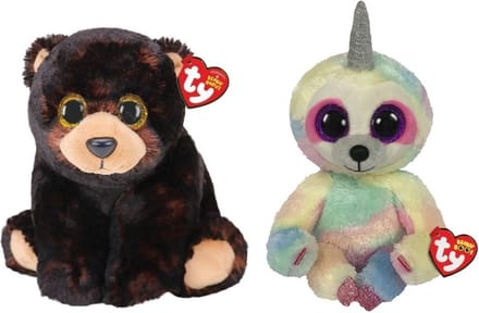 Ty - Knuffel - Beanie Buddy - Kodi Bear & Cooper Sloth
