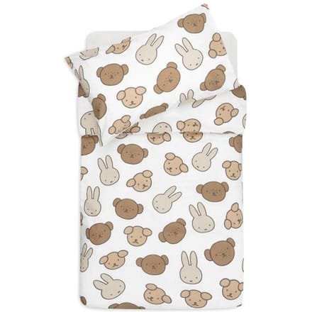 Jollein Dekbedovertrek met sloop - 100x140cm - Miffy and Friends
