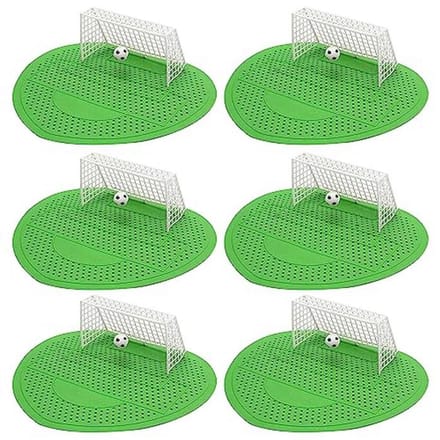Urinoirzeef met Geur en Voetbaldoel - Set van 6 Stuks