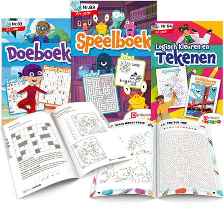 Denksport Junior puzzelboek pakket nr. 5