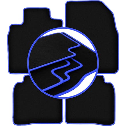 CARLUX-BLUE automatten voor: Nissan Note I E11 minivan (2006-2012)