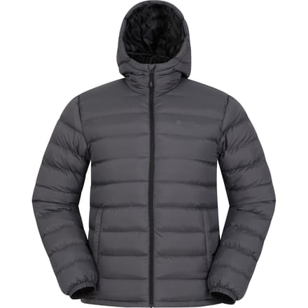 Mountain Warehouse Heren Seasons II Camo Gewatteerde Jas (Medium Grijs)