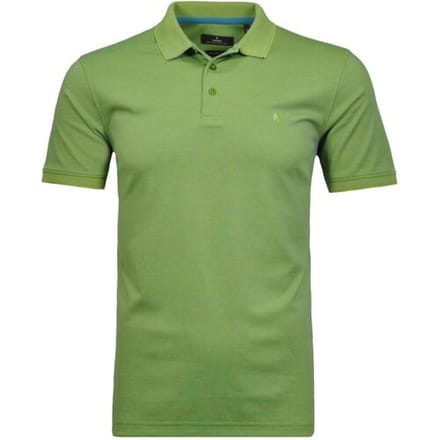 Ragman Uni Polo Light Cotton Mix Groengeel / male