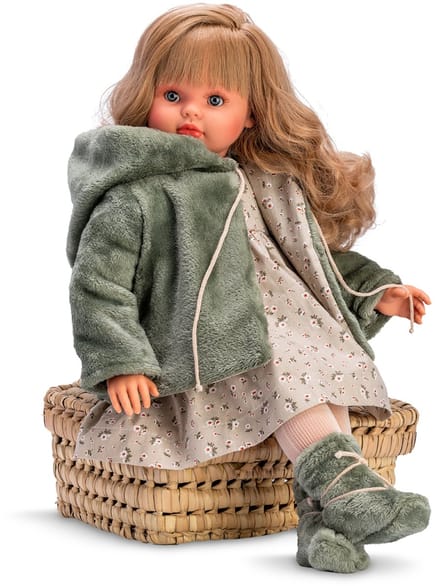 ASI DREAMS Pop - Pepa 57 Cm - Stofgroene Kleding
