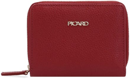 PICARD Leren Portemonnee Java 1 Wallet Lipstick Donkerrood