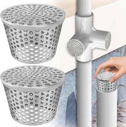 Solidchoice - Set van 2 RVS Gootbeschermers