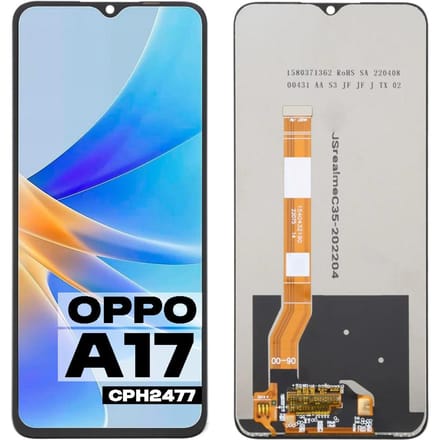 Origineel Oppo A17 Cph2477 A17K A77 LCD Scherm + Touchscreen (Gereviseerd)