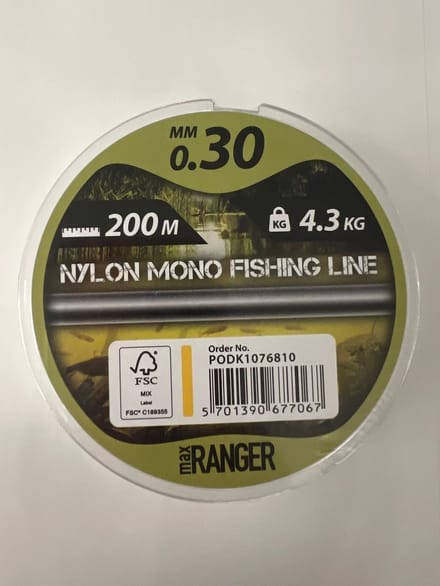 Vislijn - Vislijn Helder - Visdraad - Nylon - 0.30 mm - 200 meter