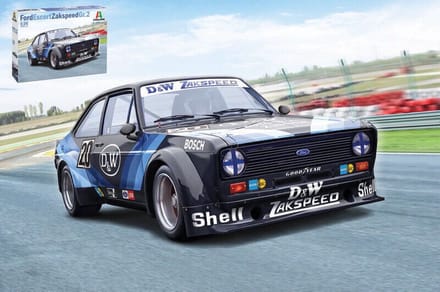 Italeri Modelbouwpakket Auto - 3664 Ford Escort Zakspeed Gr.2 Plastic - 1:24 - Modelbouw