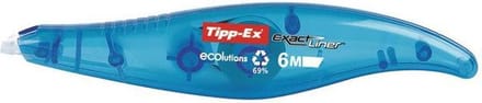 Correctieroller Tipp-ex 5mmx6m exact liner ecolutions - 10 stuks