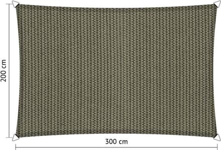 Shadow Comfort rechthoek 2x3m Desert Storm