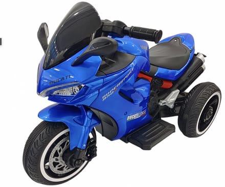 Elektrische kindermotor - 6V - 3-wiel - met geluid & licht – in 5 kleuren