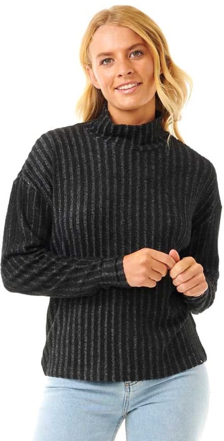 Rip Curl Cosy Fleece Sweatshirt Zwart M Vrouw