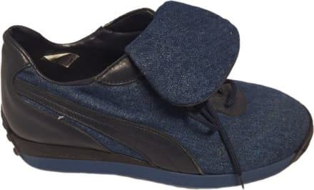 NEW EDITION-SNEAKER-276-JEANS/BLEU/LEER-44