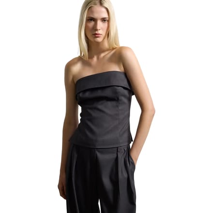 Dames wolmix bustier Stefanel Regular Fit