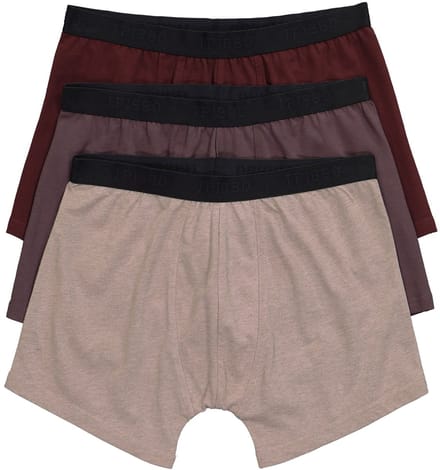 JP 1880 - Heren - Midpants FLEXNAMIC® OEKO-TEX set van 3 onderbroek - Chocolade - Maat 5XL