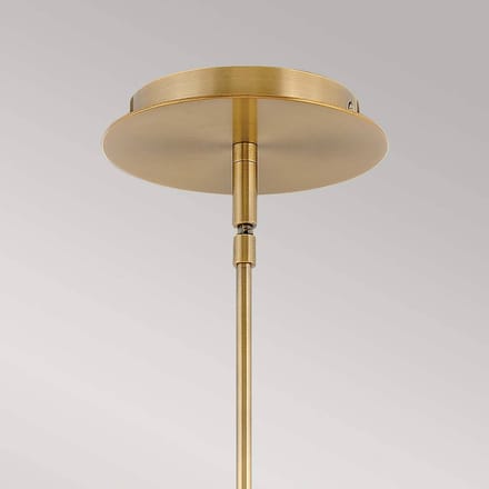 Hinkley LED Hanglamp Dax | 8W 3000K 320Lm 930 | Dimbaar | Heritage Brass