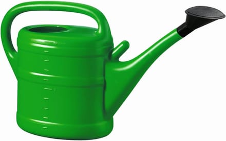 Kleurrijke tuingieter 10 liter met douche (groen)