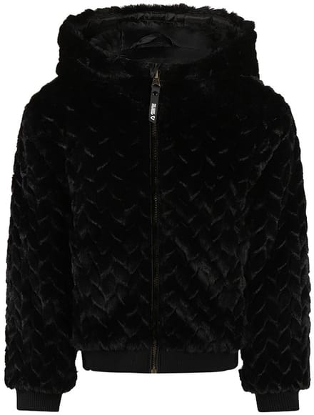No Way Monday Meisjes Jas - Black