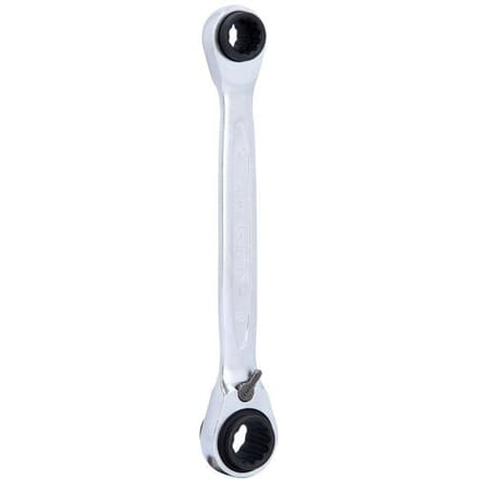 KS Tools 503.4656 4in1 GEARplus Dubbele ratelringsleutel, omschakelbaar, 8x10-12x13mm