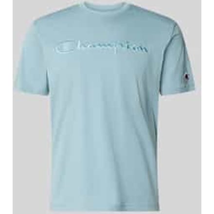Champion T-shirt Heren SS Tee Blauw - Maat L