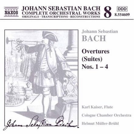 Cologne Chamber Orchestra, Helmut Müller-Brühl - J.S. Bach: Overtures (Suites) Nos. 1-4 (CD)
