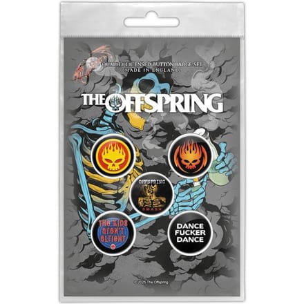 The Offspring Skeleton Molotov Unisex Badge - meerkleurig - Standard