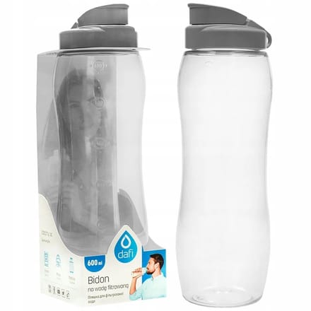 Dafi - Gefilterde Waterfles - 0,6l - Ergonomisch - BPA-vrij